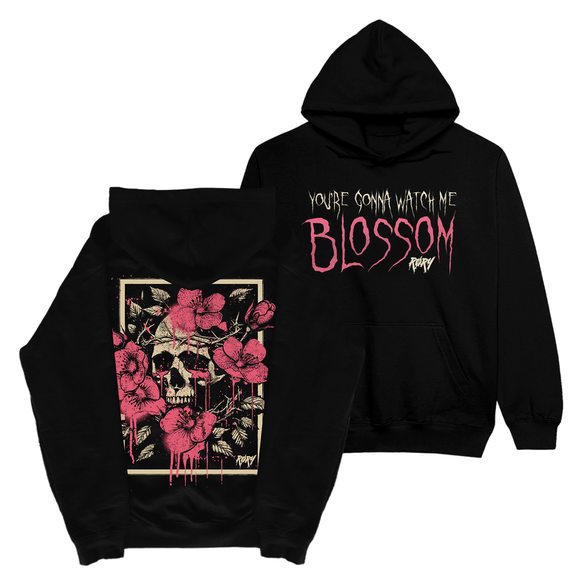 BLOSSOM HOODIE (BLACK)