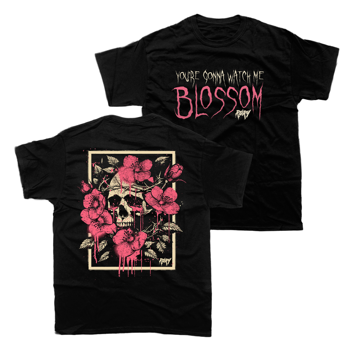 BLOSSOM T-SHIRT (BLACK)