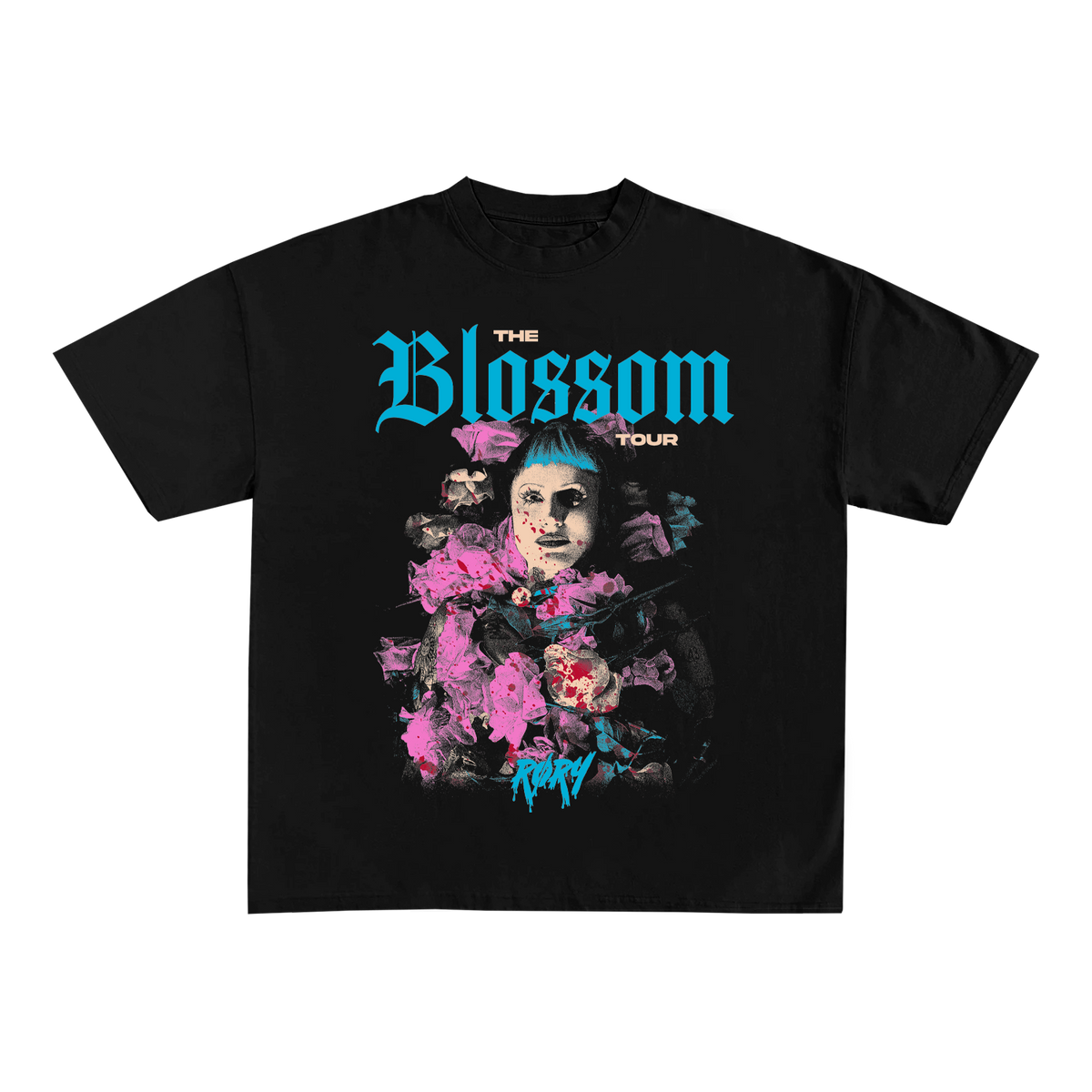 RORY - THE BLOSSOM TOUR T-SHIRT (BLACK)